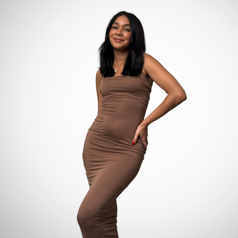 Brown Bodycon Dress