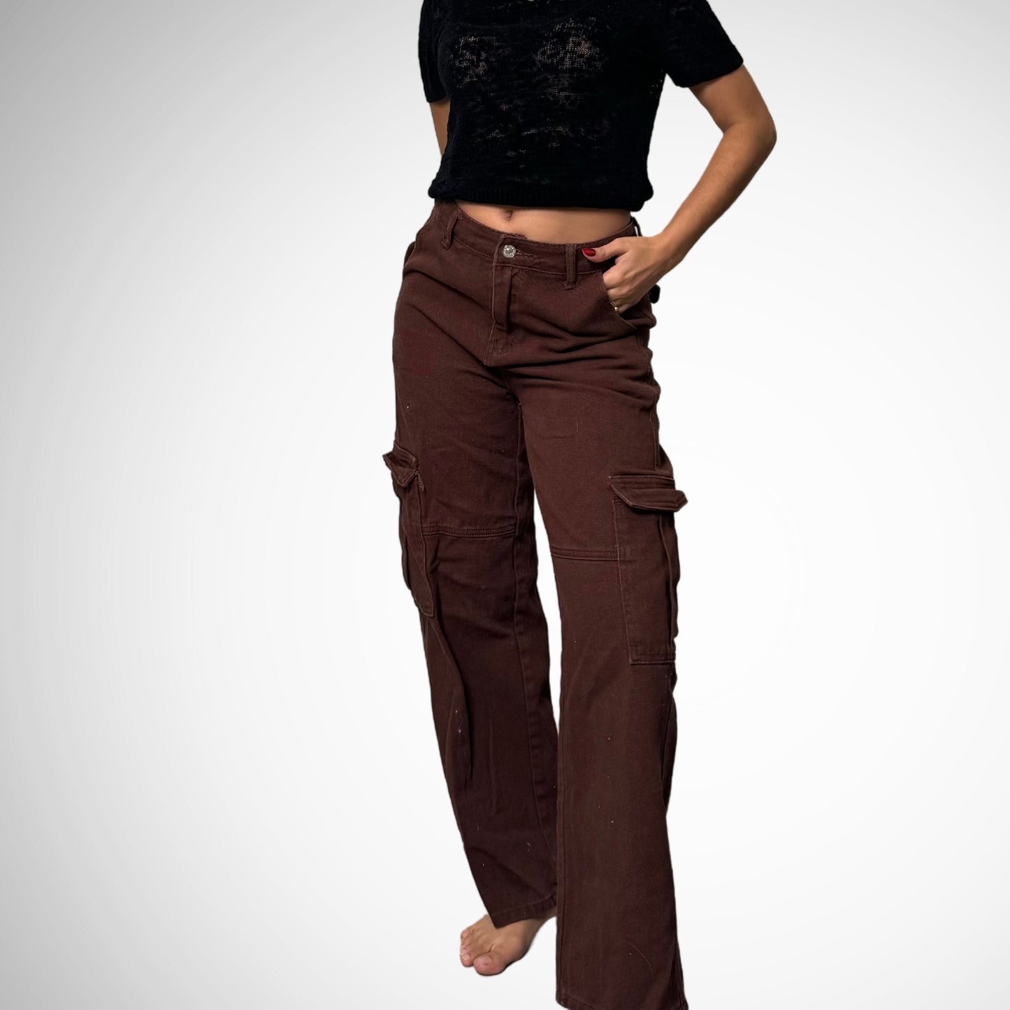 Brown Cargo Pants