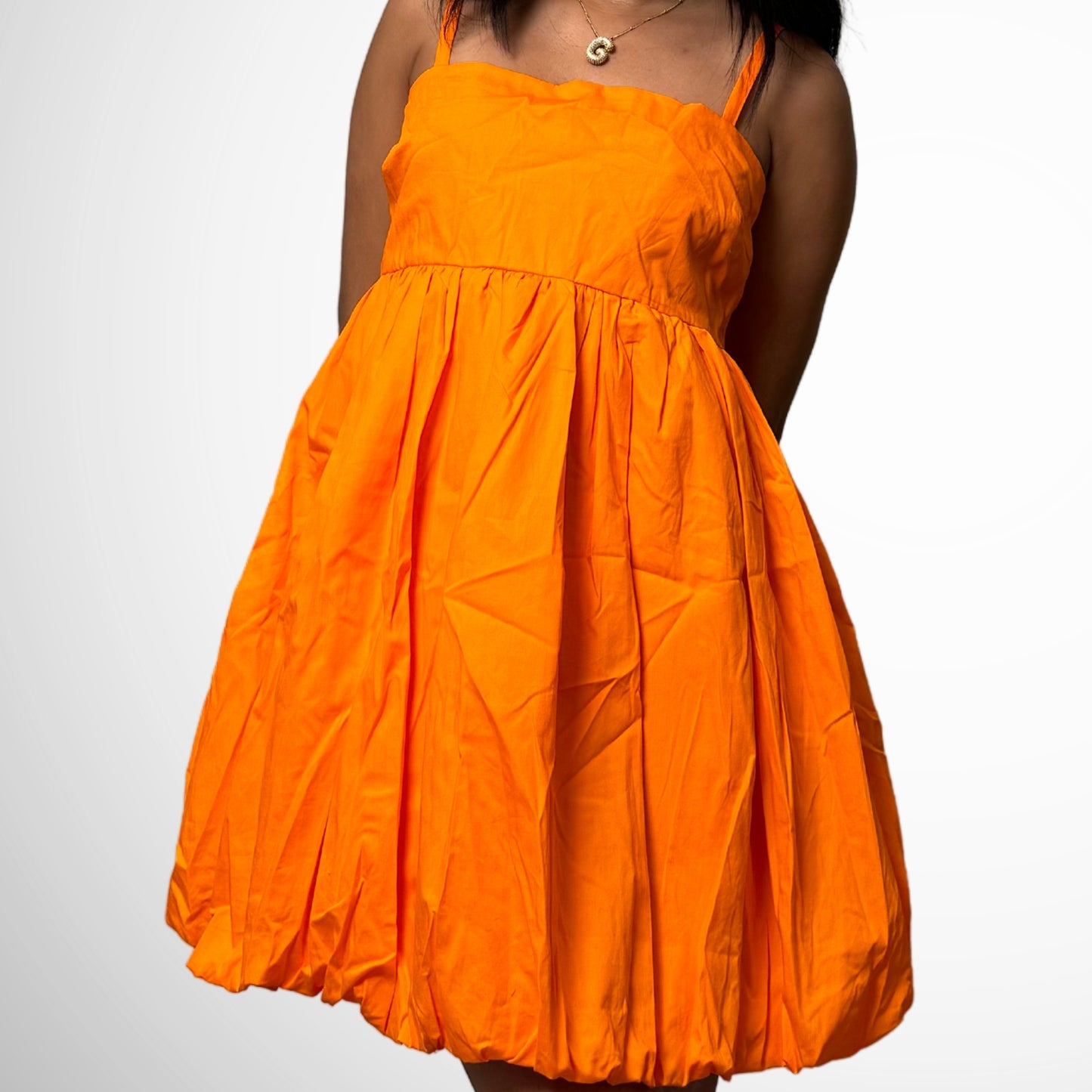 Orange Short Dress