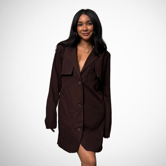 Oversized Blazer Dress - PLT