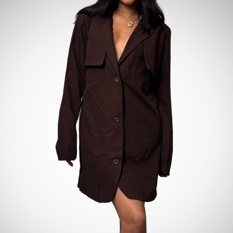 Oversized Blazer Dress - PLT